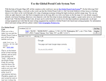 Tablet Screenshot of globalpostalcodesystem.info